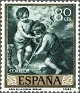 Spain 1960 Murillo 80 CTS Green Edifil 1274. España 1960 1274. Uploaded by susofe
